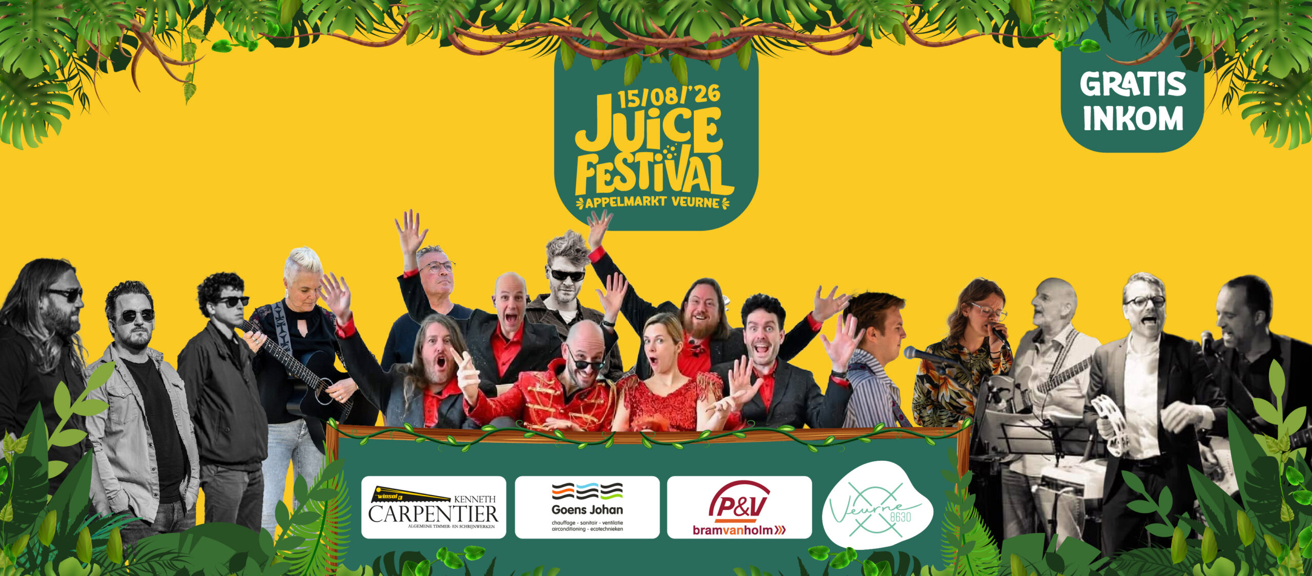 Juice Festival 15/08/2026
Applemarkt VEURNE